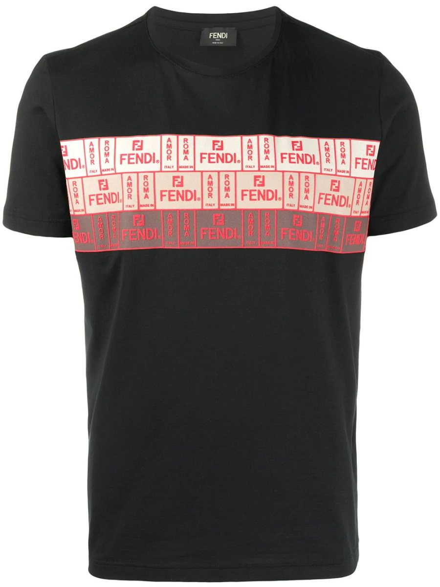 Fendi FF Band T-Shirt, Black