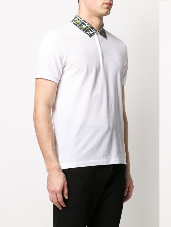 Fendi Pique T-Shirt, White