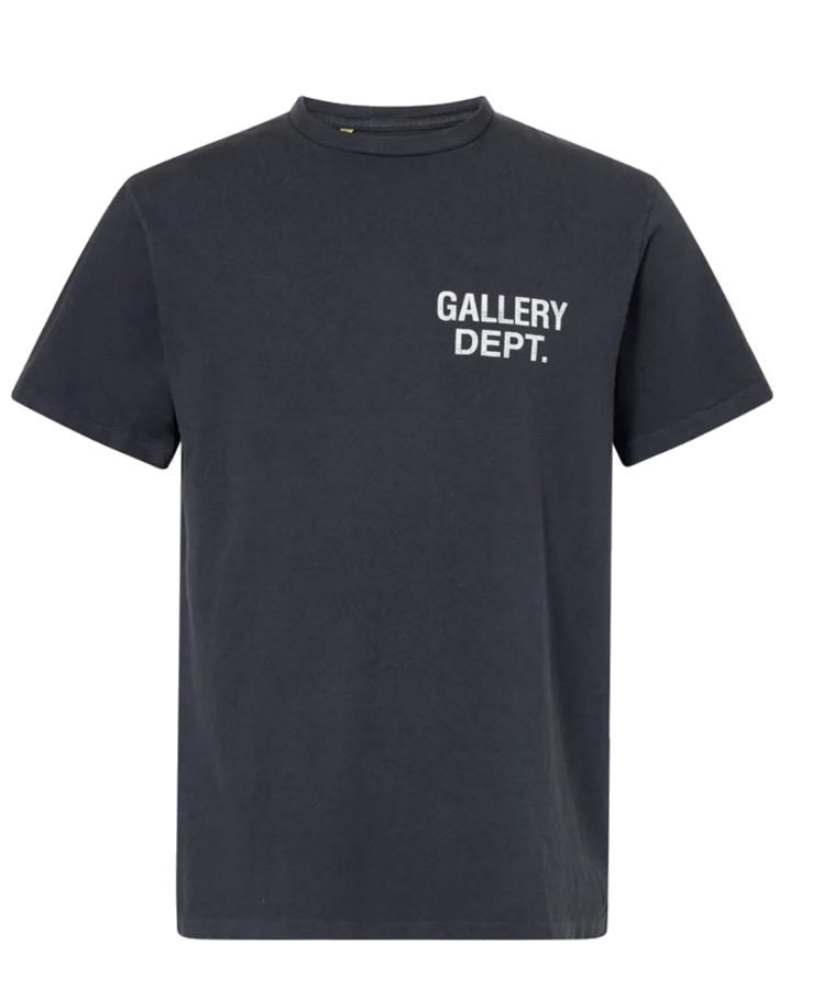 Gallery Dept. Logo Chest Print T-Shirt — Navy