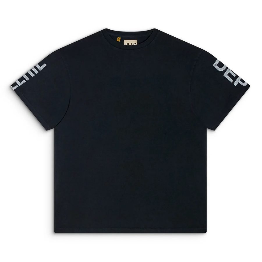 Gallery Dept. Sleeve Print T-Shirt — Black