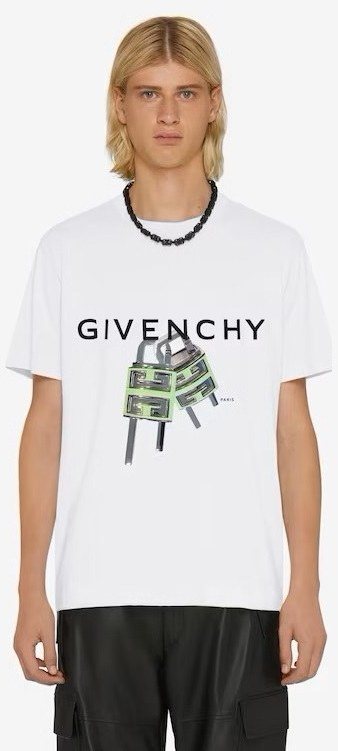 Givenchy Logo T-Shirt — BM716G3YBC — 3