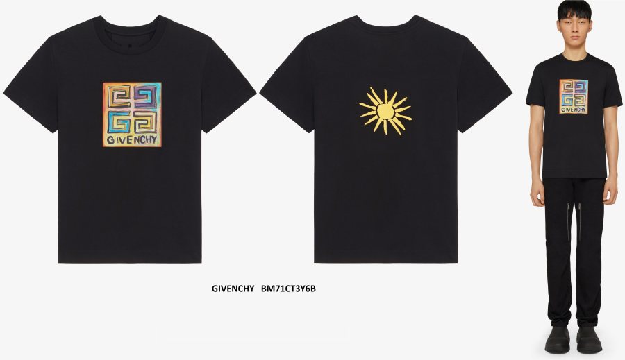Givenchy Logo T-Shirt — BM71CT3Y6B 1 — 3