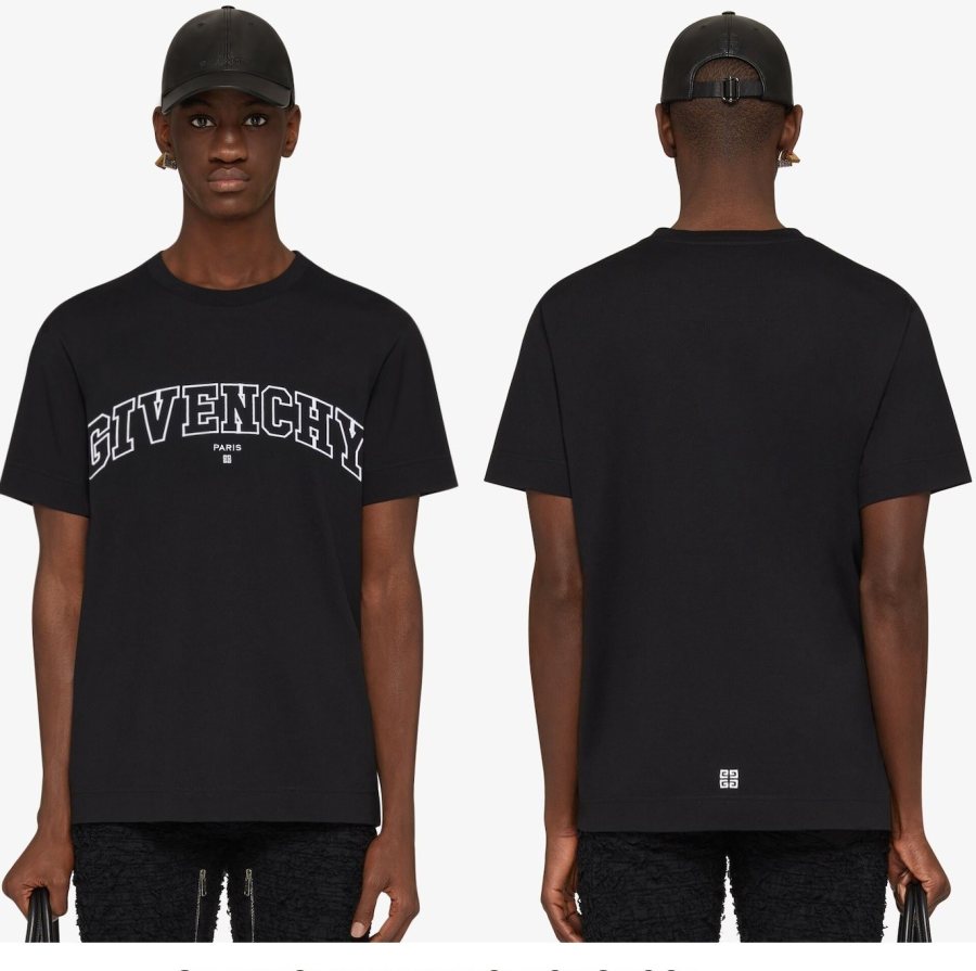 Givenchy Logo T-Shirt — BM71CW3Y6B0001 — 5