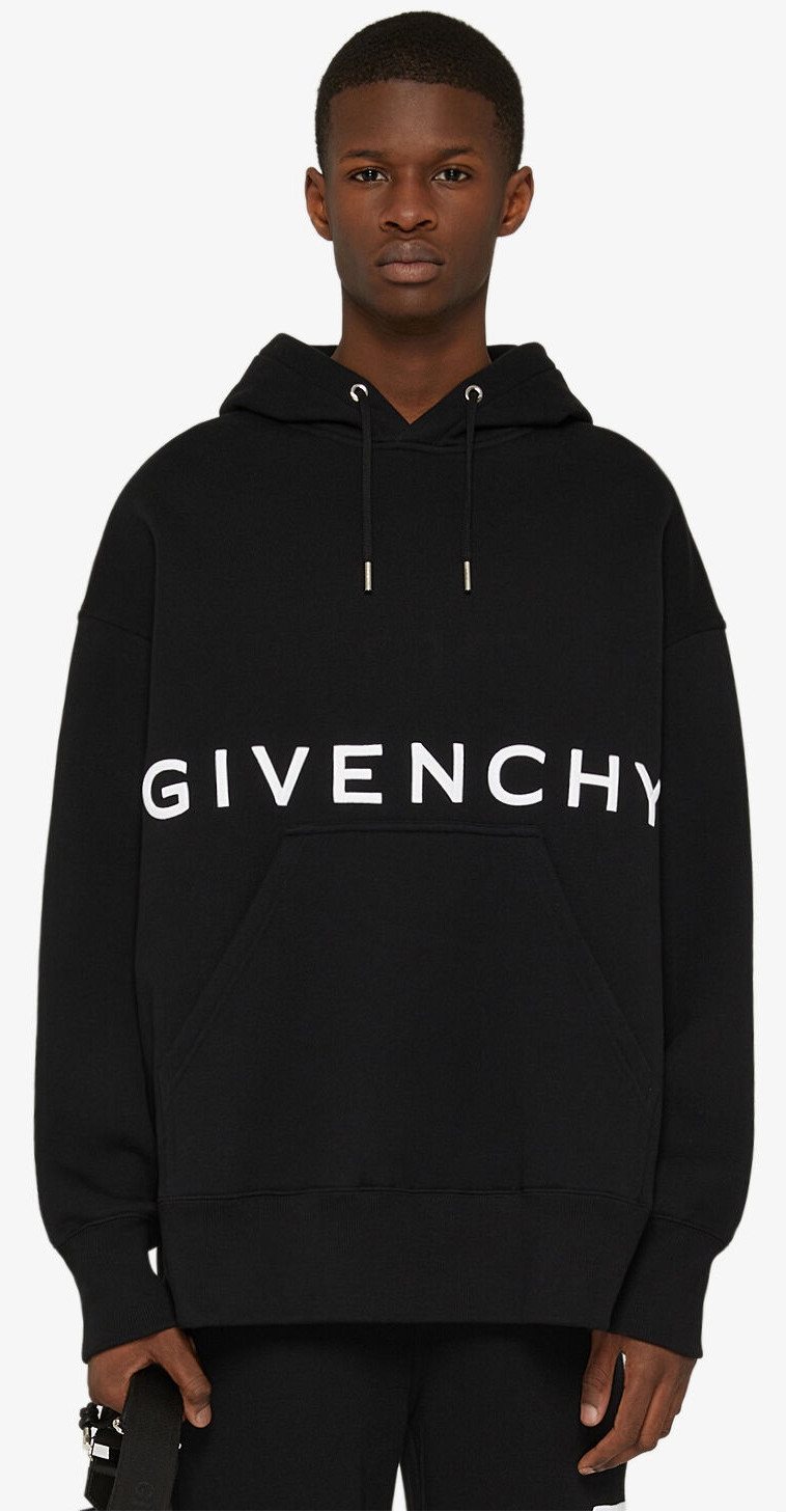 Givenchy Logo Sweatshirt, Black — BMJ0CQ3Y6V — 4