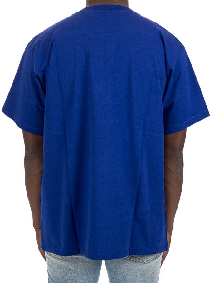 Gucci Rainbow Logo T-Shirt, Blue — 616036 XJDV9