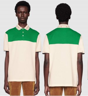 Colour Block Poloshirt — 645259 XJC6J