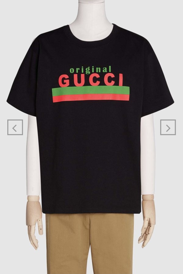 Gucci Original Gucci Label T-Shirt, Black