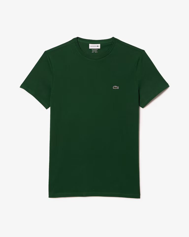 LACOSTE Lacoste Men Cotton Pima T-Shirt — Green
