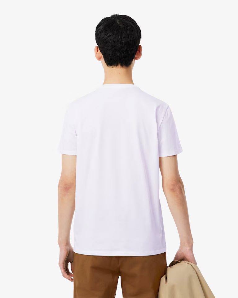 LACOSTE Lacoste Men Cotton Pima T-Shirt — White