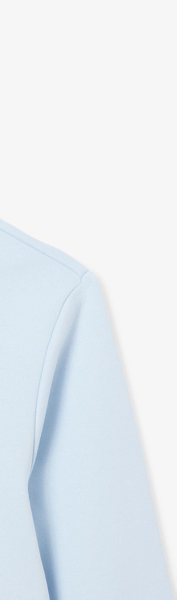 LACOSTE Lacoste Men Fleece Hoodie — Light Blue — 4