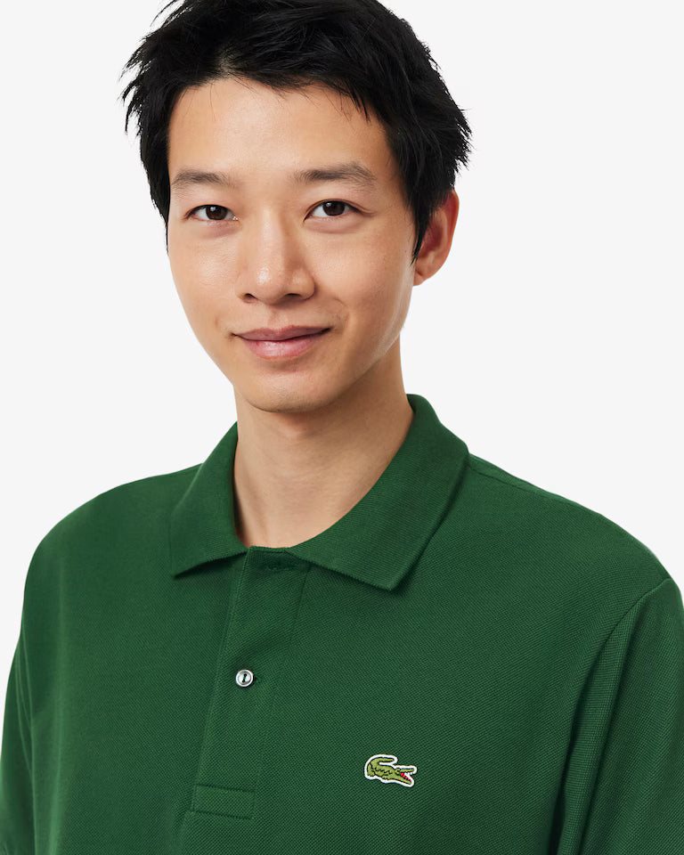 LACOSTE Lacoste Men Classic Fit L.12.12  Polo Shirt — Green — 3