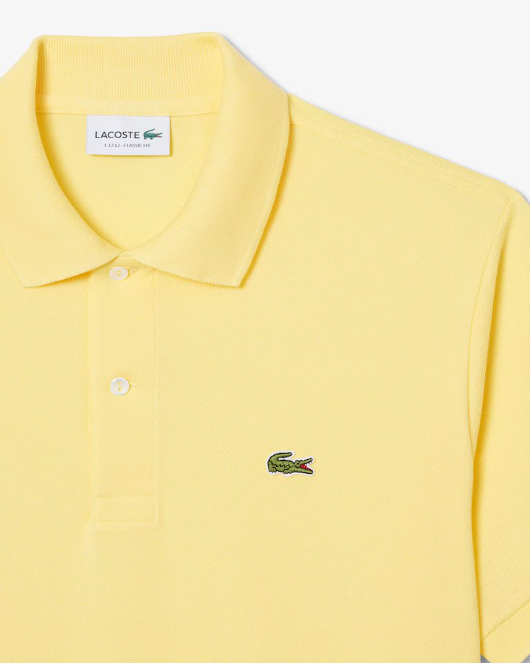 LACOSTE Lacoste Men Classic Fit L.12.12  Polo Shirt — Yellow — 2