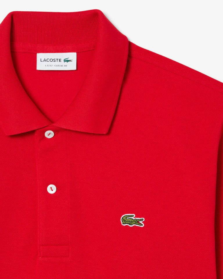 LACOSTE Lacoste Men Classic Fit L.12.12  Polo Shirt — Red — 2