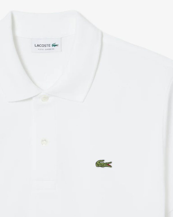 LACOSTE Lacoste Men Classic Fit L.12.12  Polo Shirt — White