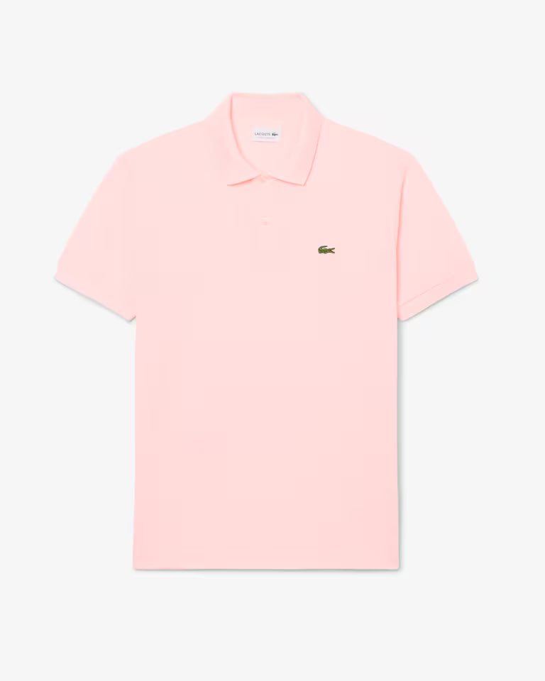 LACOSTE Lacoste Men Classic Fit L.12.12  Polo Shirt — Pink