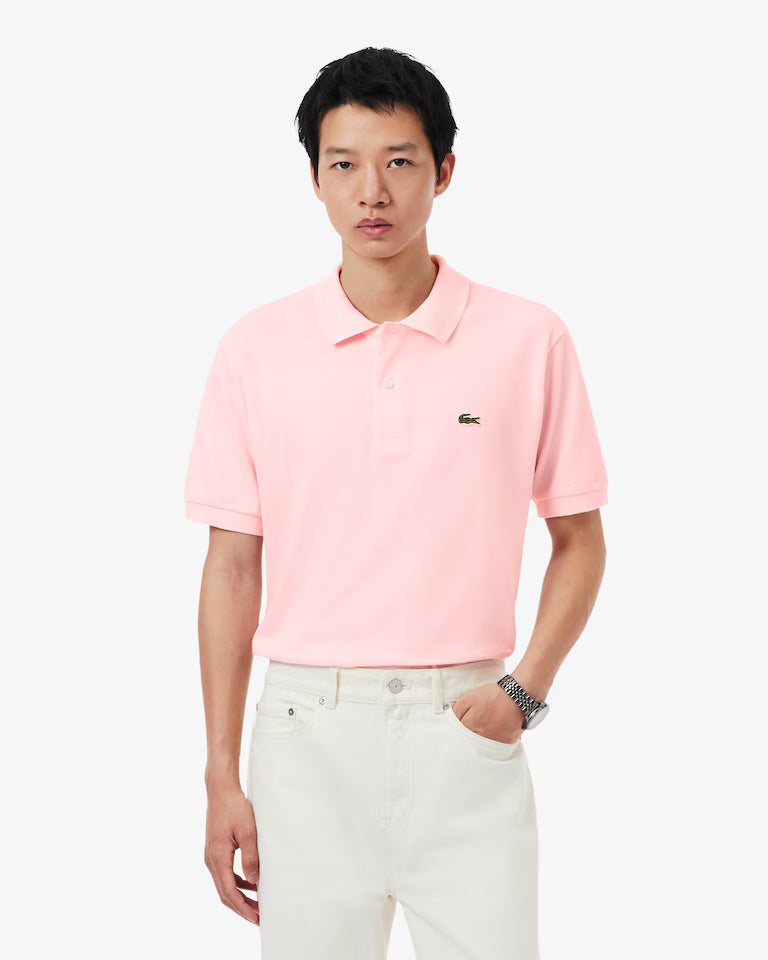 LACOSTE Lacoste Men Classic Fit L.12.12  Polo Shirt — Pink — 5