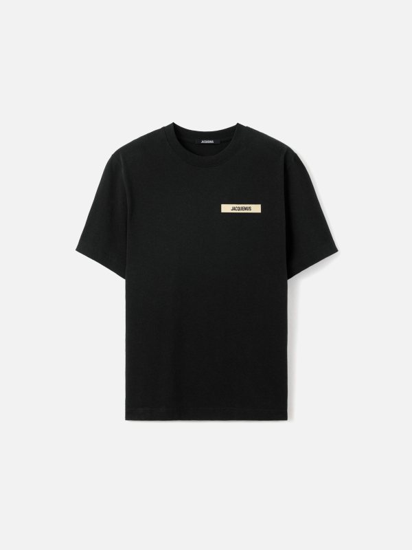 Jacquemus Gros Grain T-Shirt — Black