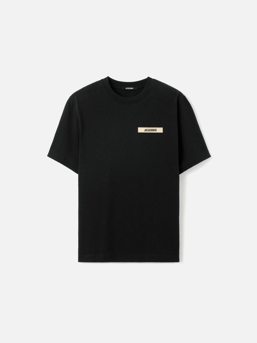 Jacquemus Gros Grain T-Shirt — Black