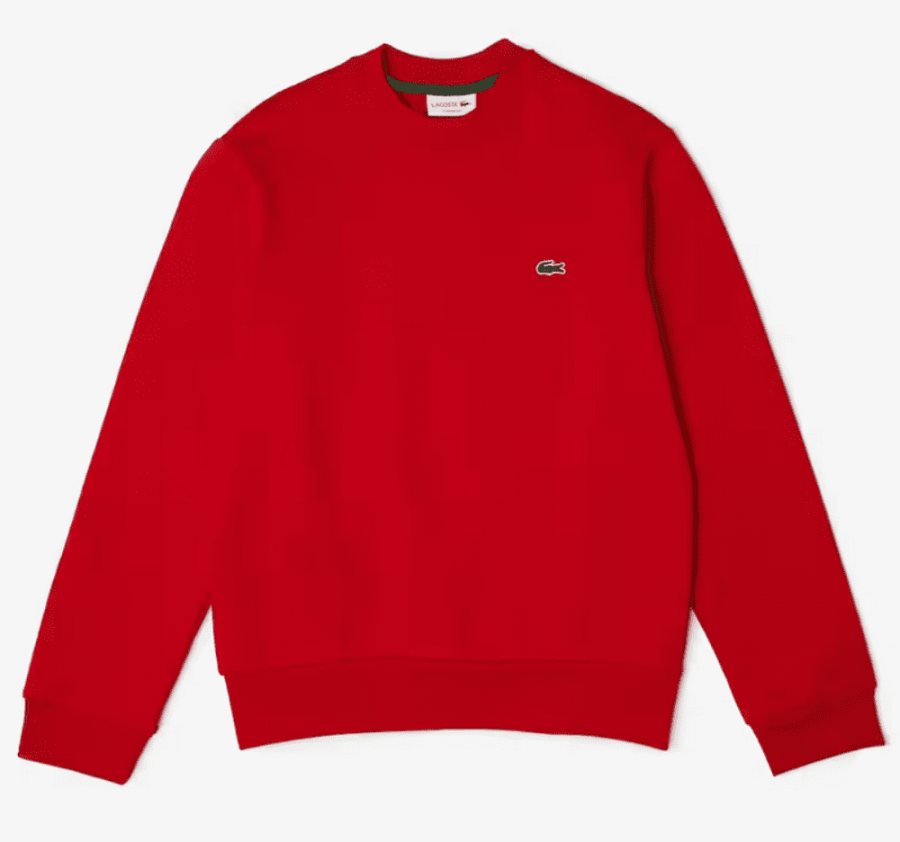 Lacoste Fleece Crew Neck Sweatshirt — 5