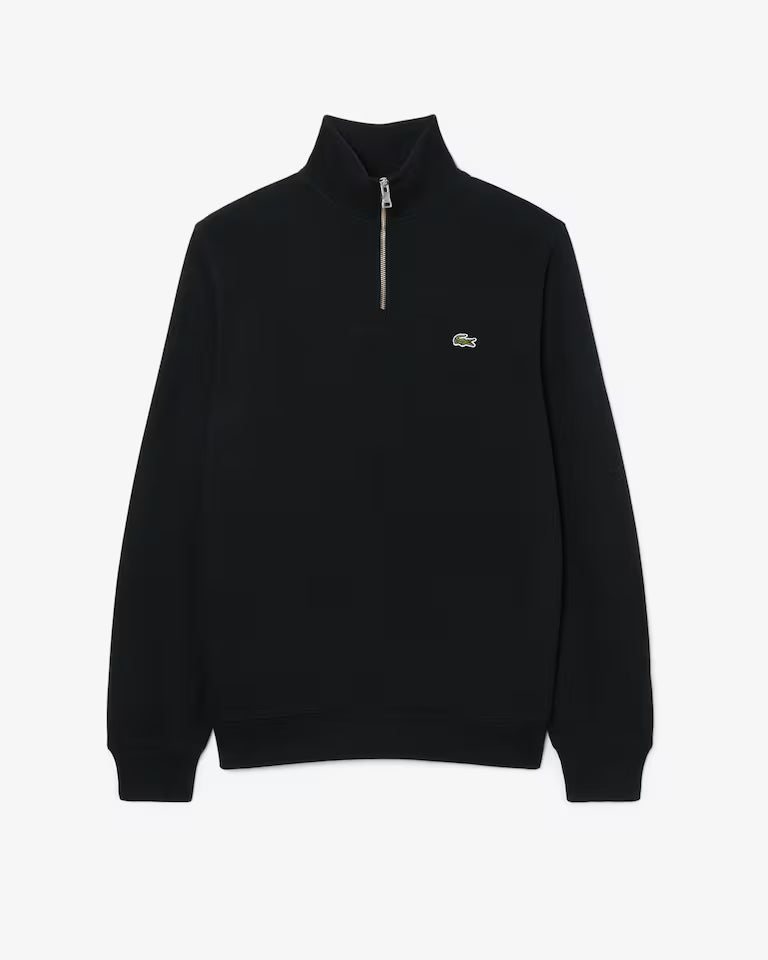 Lacoste Zip-Up High Neck Interlock Sweatshirt — 5