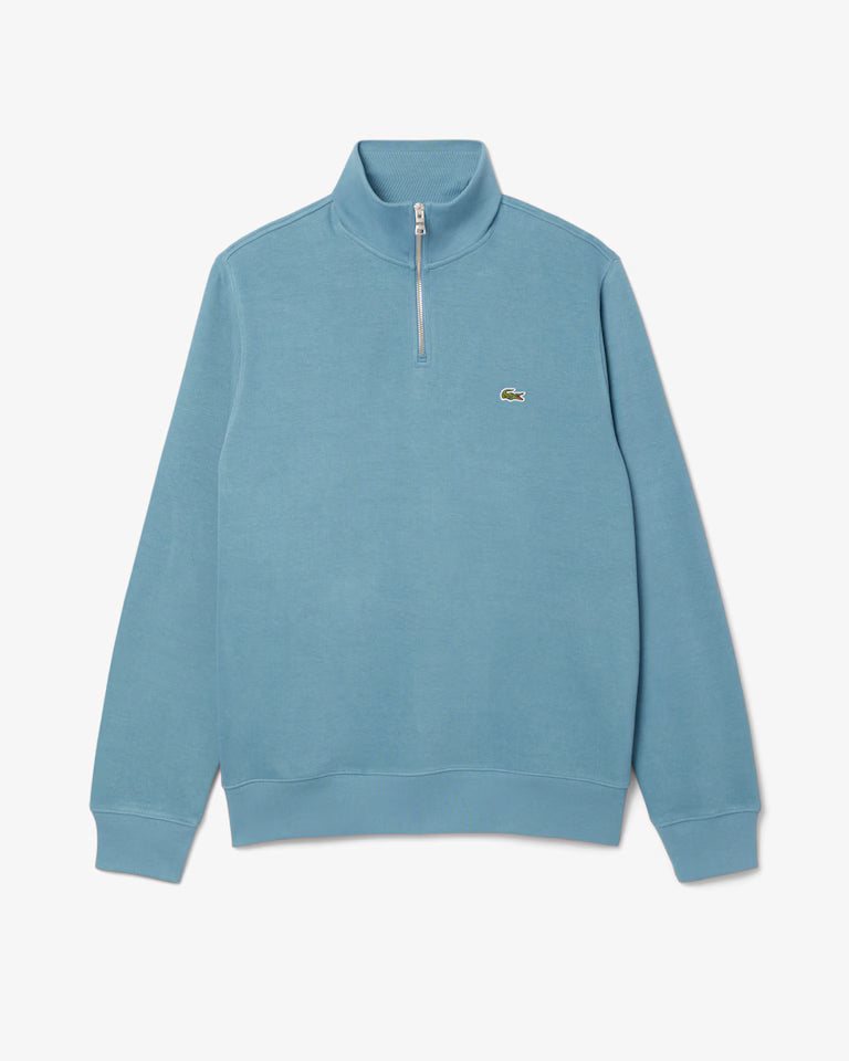 Lacoste Zip-Up High Neck Interlock Sweatshirt