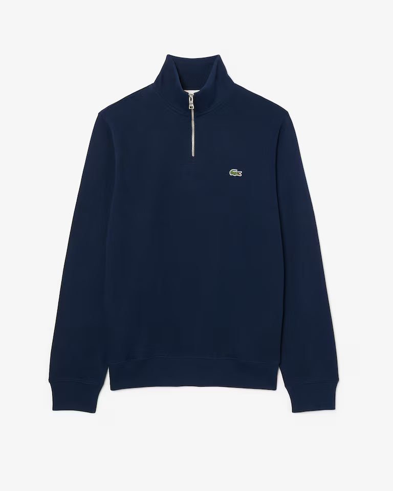 Lacoste Zip-Up High Neck Interlock Sweatshirt — 4