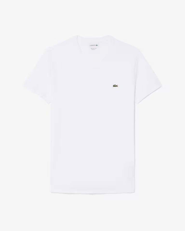 Lacoste Lightweight Cotton Pima V-Neck T-Shirt — 2