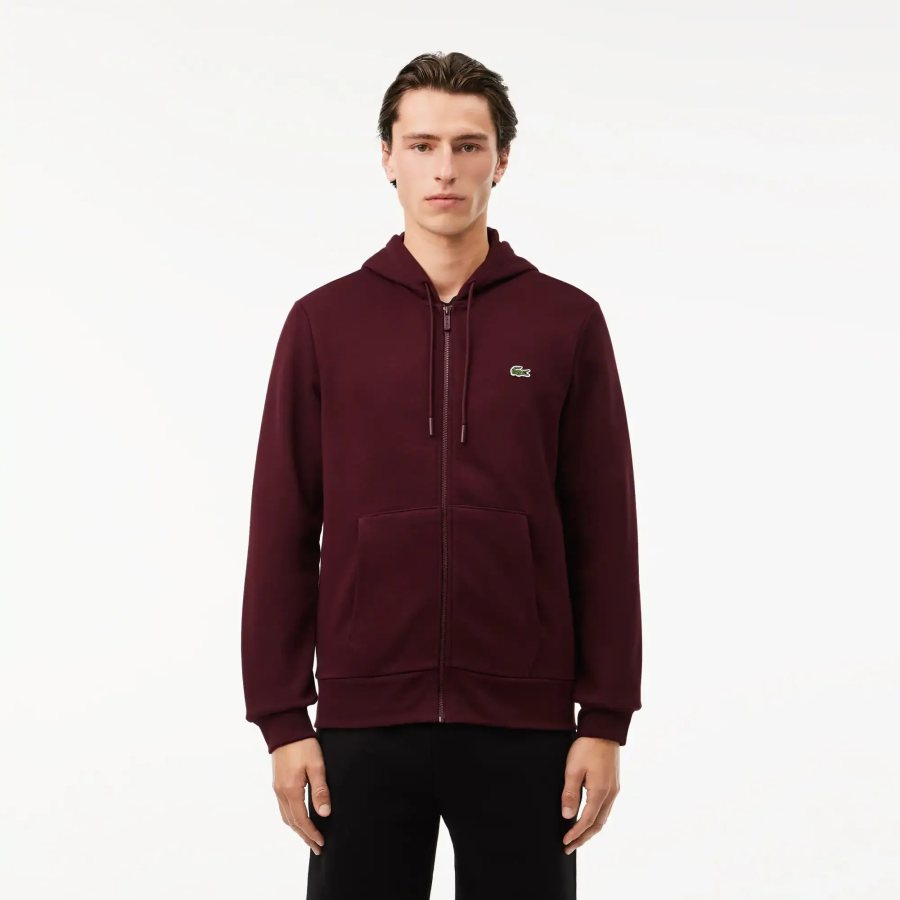 Lacoste Zip Up Fleece Hoodie — 3