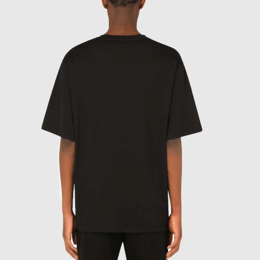 Dolce & Gabbana Oversized Graphic T-Shirt — Black — 4