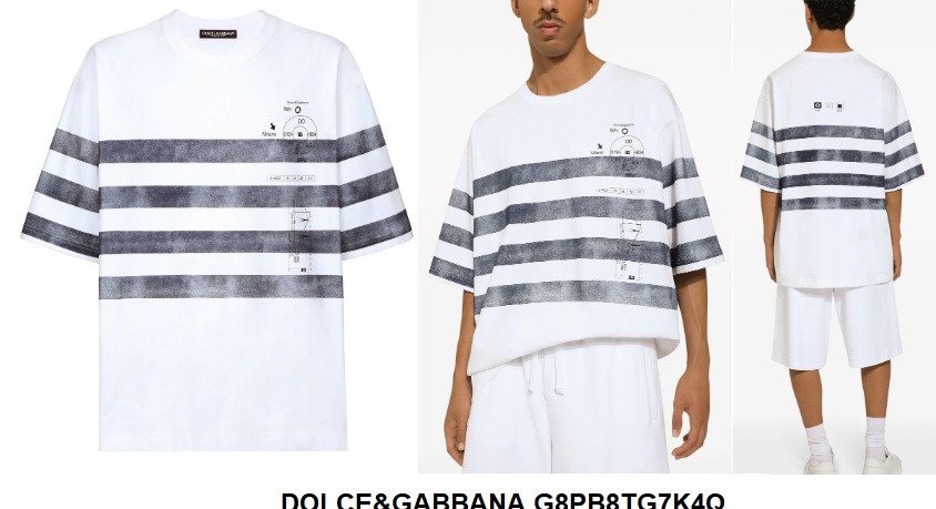 Dolce & Gabbana Dolce & Gabbana T-Shirt G8PB8TG7K4Q — 4