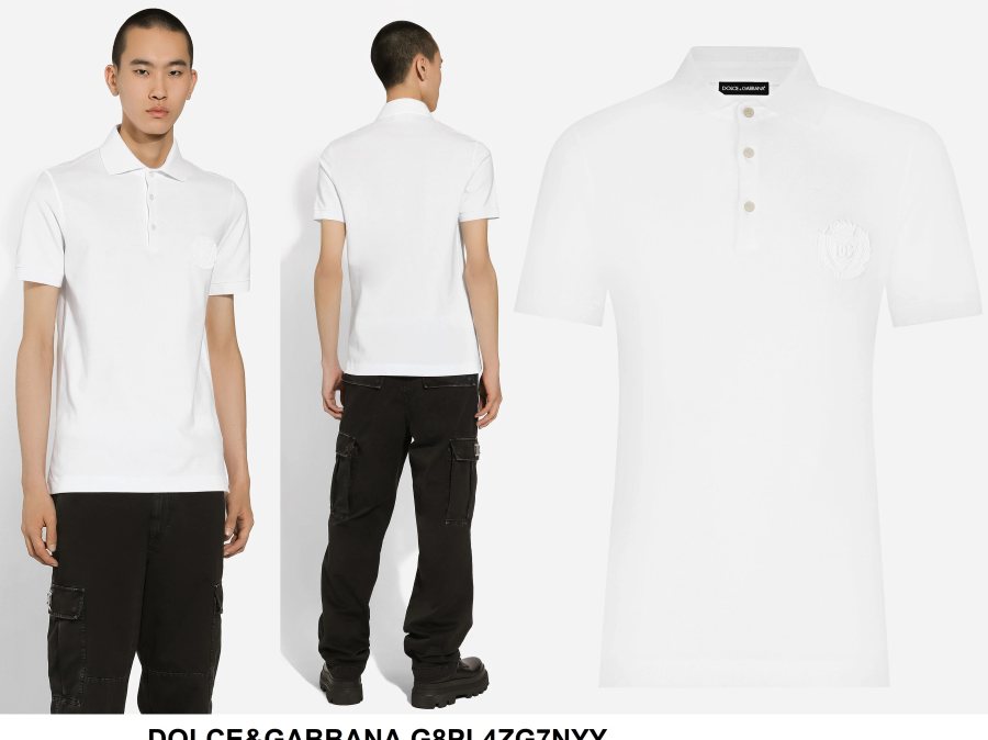 Dolce & Gabbana Dolce & Gabbana Poloshirt G8PL4ZG7NYY — 4