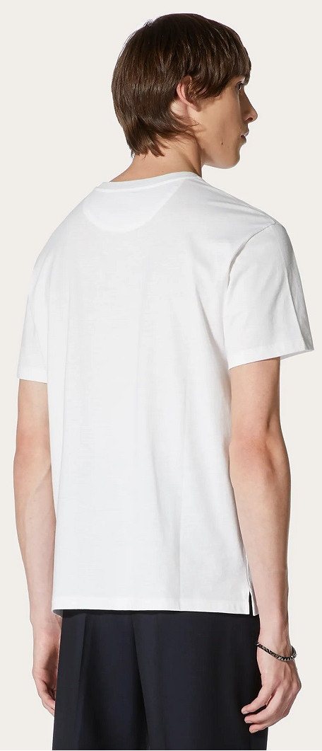 Valentino VLTN T-Shirt, White — VV3MG10V74634U — 2