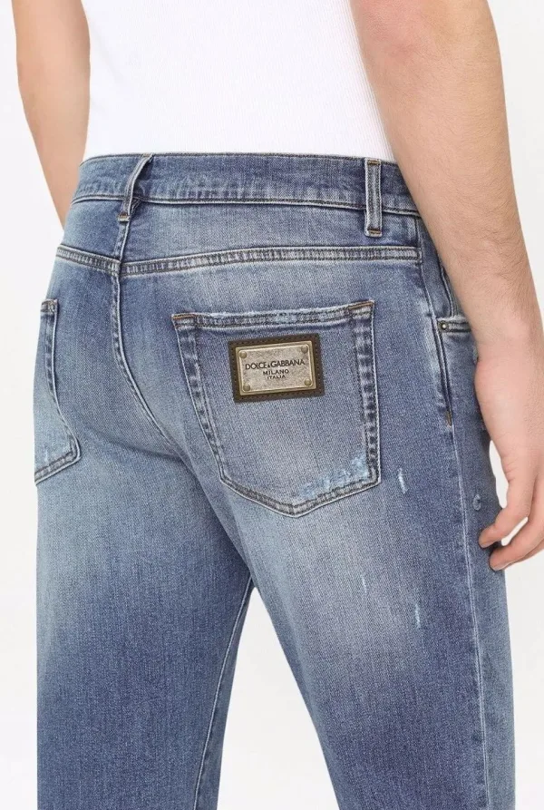 Dolce & Gabbana 5-Pocket Jeans — Stone Wash