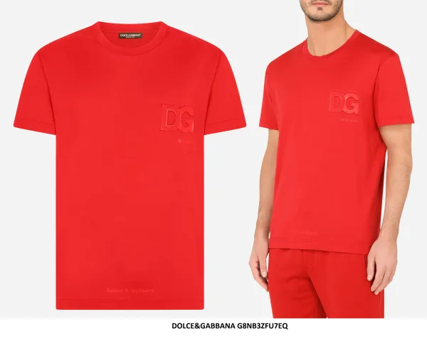 Dolce & Gabbana Logo T-Shirt — Red