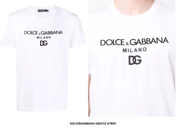 Dolce & Gabbana Milano Logo T-Shirt — White