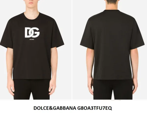 Dolce & Gabbana DG Logo T-Shirt — Black